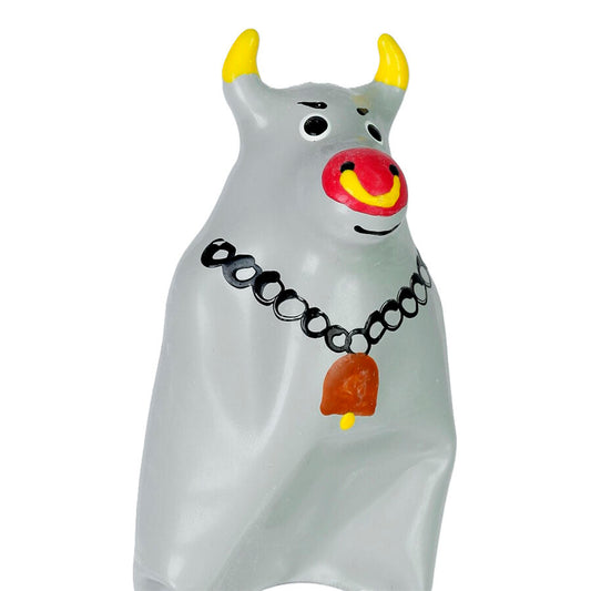 Condomerie - Preservativos Novidades Pintados à  Mão Modelo Bull Cinza XL