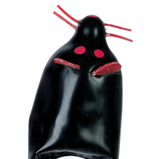 Condomerie - Preservativos Novidades Pintados à  Mão Black Mouse XL