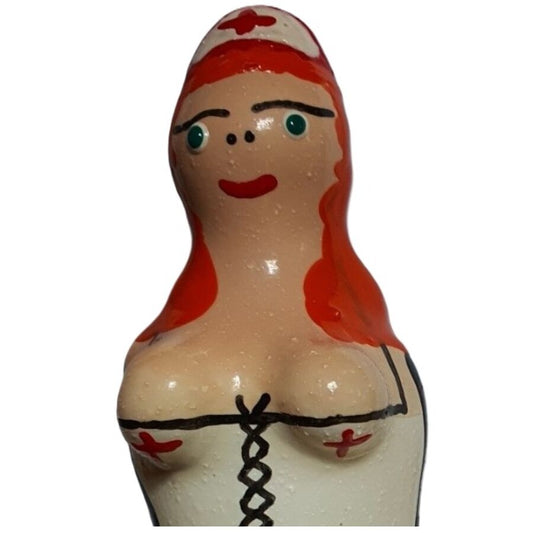 Condomerie - Preservativos Novidades Pintados à  Mão Enfermeira Ruiva