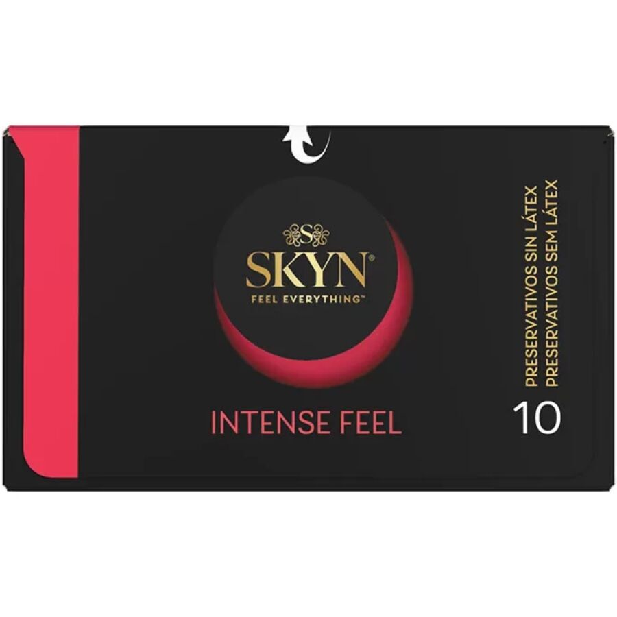 Skyn - Preservativo Texturizado de Sensación Intensa Con Diseño Ondulado 10 Unidades