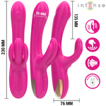 Intense - Britney Multifuncional Rabbit Vibrador 23 cm Rosa