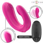 Intense - Janet Dual Estimulador em U e Vibrador com Controle Remoto Rosa