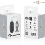 Intenso - Plug Anal 10 Vibraciones Metal Con Mando a Distancia S