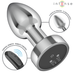 Intenso - Plug Anal 10 Vibraciones Metal Con Mando a Distancia S