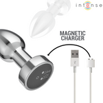 Intenso - Plug Anal 10 Vibraciones Metal Con Mando a Distancia S