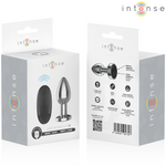 Intense -Plug Anal 10 Vibrações Metal Com Controle Remoto M