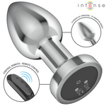 Intense -Plug Anal 10 Vibrações Metal Com Controle Remoto M
