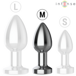 Intense -Plug Anal 10 Vibrações Metal Com Controle Remoto M