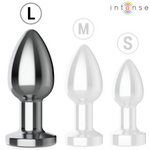 Intense -Plug Anal 10 Vibrações Metal Com Controle Remoto L