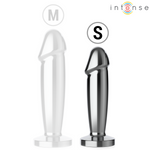 Intense -Plug Anal 10 Vibrações Dildo de Metal Com Controle Remoto S