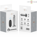 Intense -Plug Anal 10 Vibraciones Dildo de Metal Con Control Remoto M