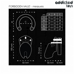 Addicted Toys Locked - Gaiola Para Pénis Forbidden Vault 10 cm