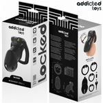 Addicted Toys Locked - Gaiola Peniana Mindnight Cell, Tamanho L