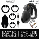 Addicted Toys Locked - Gaiola Peniana Mindnight Cell Tamanho S