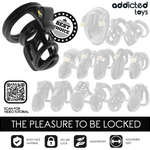 Addicted Toys Locked - Gaiola Gilden Gaiola Para Pénis 8,5 cm