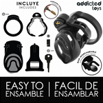 Addicted Toys Locked - Gaiola Para Pénis Com Trava Eterna 9 cm