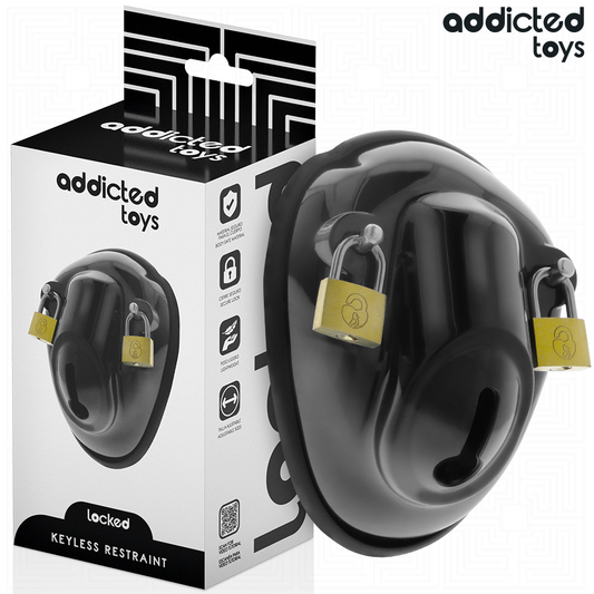 Addicted Toys Locked - Gaiola de Contenção Sem Chave Para Pénis 11,5 cm