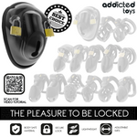 Addicted Toys Locked - Gaiola de Contenção Sem Chave Para Pénis 11,5 cm