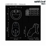 Addicted Toys Locked - Gaiola de Pênis Den Inquebrável 9,8 cm