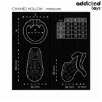 Addicted Toys Locked - Gaiola de Pénis Oco Com Corrente 10,5 cm