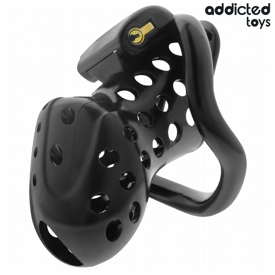 Addicted Toys Locked - Gaiola de Pénis Oco Com Corrente 10,5 cm