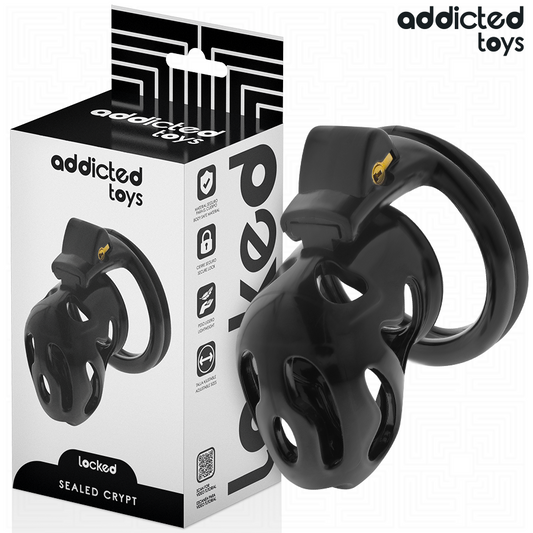 Addicted Toys Locked - Gaiola de Pénis Crypt Selada 8 cm