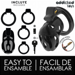 Addicted Toys Locked - Gaiola de Pénis Crypt Selada 8 cm