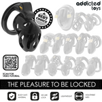 Addicted Toys Locked - Gaiola de Pénis Crypt Selada 8 cm