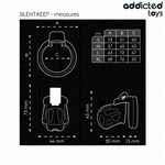 Addicted Toys Locked - Gaiola Para Pénis Silent Keep 7,5 cm
