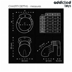 Addicted Toys Locked - Gaiola Para Pénis Chastity Dephhs 7,5 cm