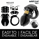 Addicted Toys Locked - Gaiola Para Pénis Chastity Dephhs 7,5 cm