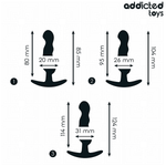 Addicted Toys - Conjunto de 3Plug Anal Modelo 1
