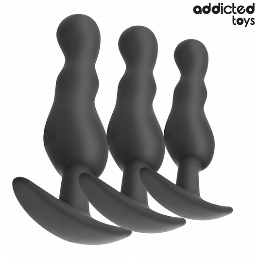 Addicted Toys - Conjunto de 3Plug Anal Modelo 1
