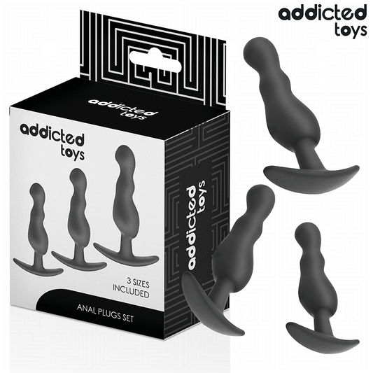 Addicted Toys - Conjunto de 3Plug Anal Modelo 1