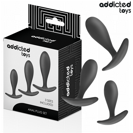 Addicted Toys - Conjunto de 3Plug Anal Modelo 2