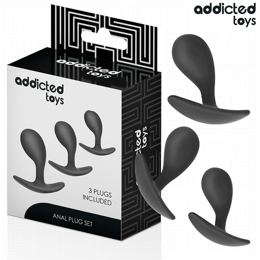 Addicted Toys - Conjunto de 3Plug Anal Modelo 3