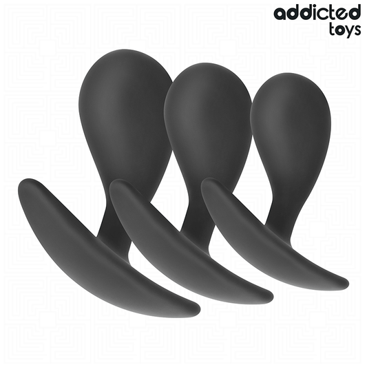 Addicted Toys - Conjunto de 3Plug Anal Modelo 3