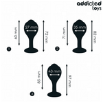 Addicted Toys - Conjunto de 3Plug Anal Com Joia