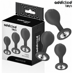 Addicted Toys - Conjunto de 3Plug Anal Com Joia