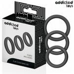 Addicted Toys - Set de Anillos Planos de Silicona