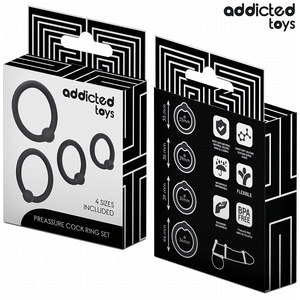 Addicted Toys - Conjunto de Anéis de Silicone de Pressão