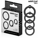 Addicted Toys - Conjunto de Anéis de Silicone de Pressão
