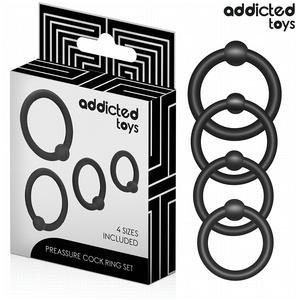 Addicted Toys - Conjunto de Anéis de Silicone de Pressão