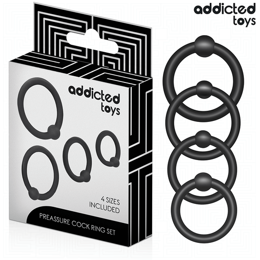 Addicted Toys - Conjunto de Anéis de Silicone de Pressão