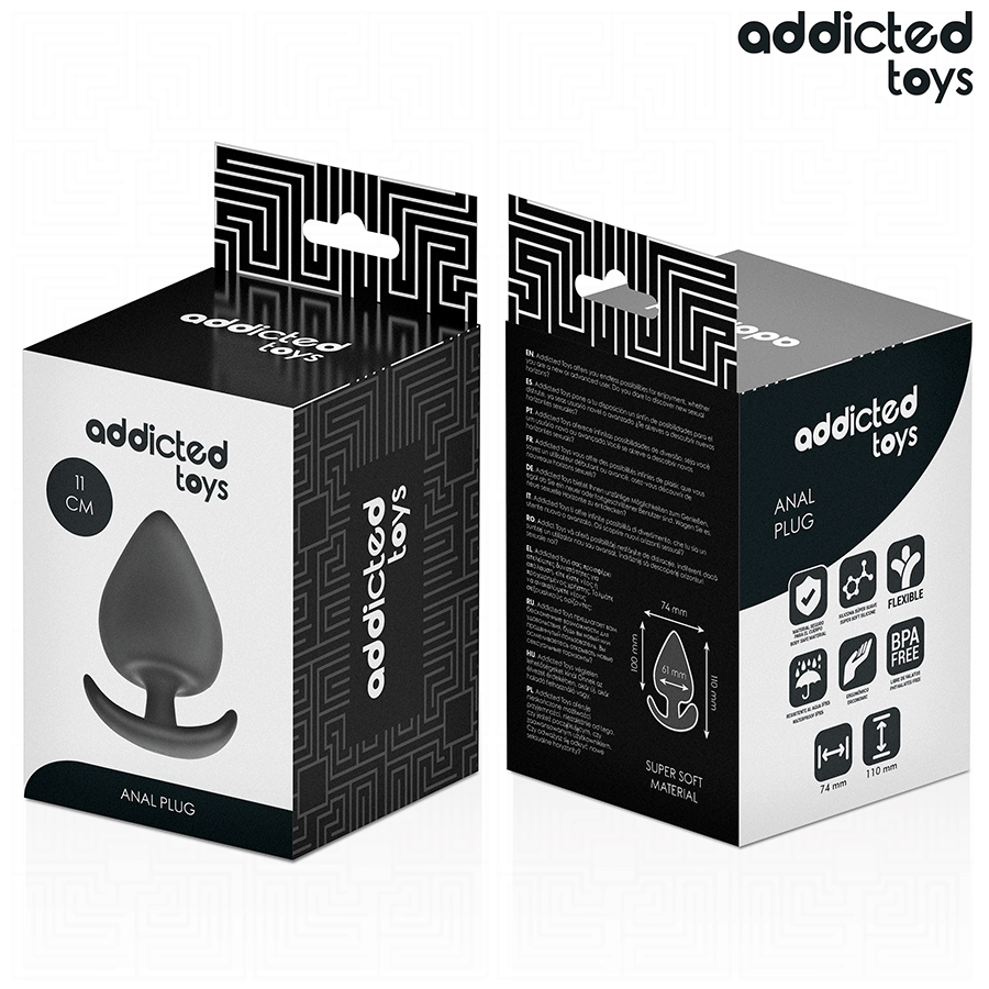 Addicted Toys -Plug Anal Tamanho XXL 11 cm