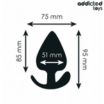 Addicted Toys -Plug Anal Tamanho XL 9.5 cm