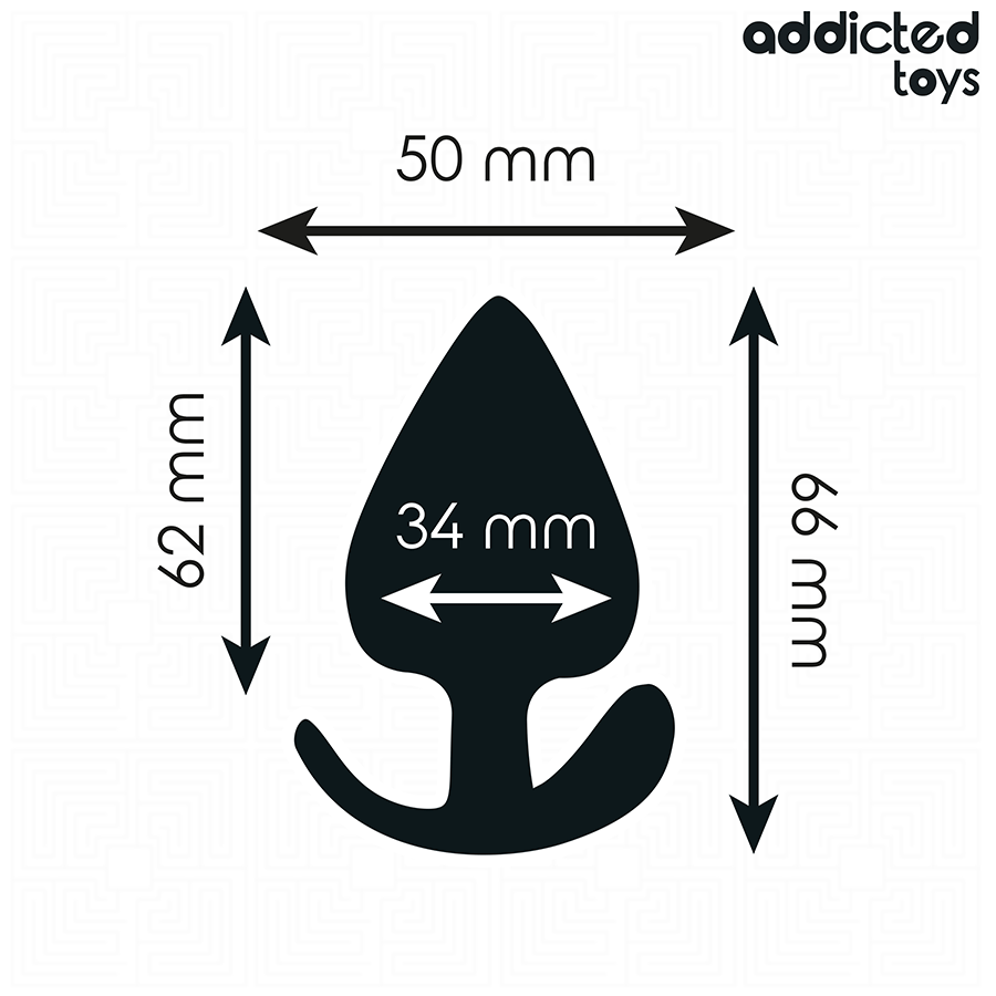 Addicted Toys -Plug Anal Tamanho M 6,6 cm