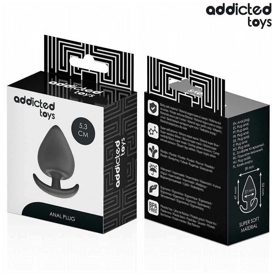 Addicted Toys -Plug Anal Tamanho S 5,3 cm