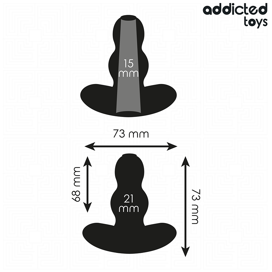 Addicted Toys -Plug Anal Oco Tamanho S 7,3 cm