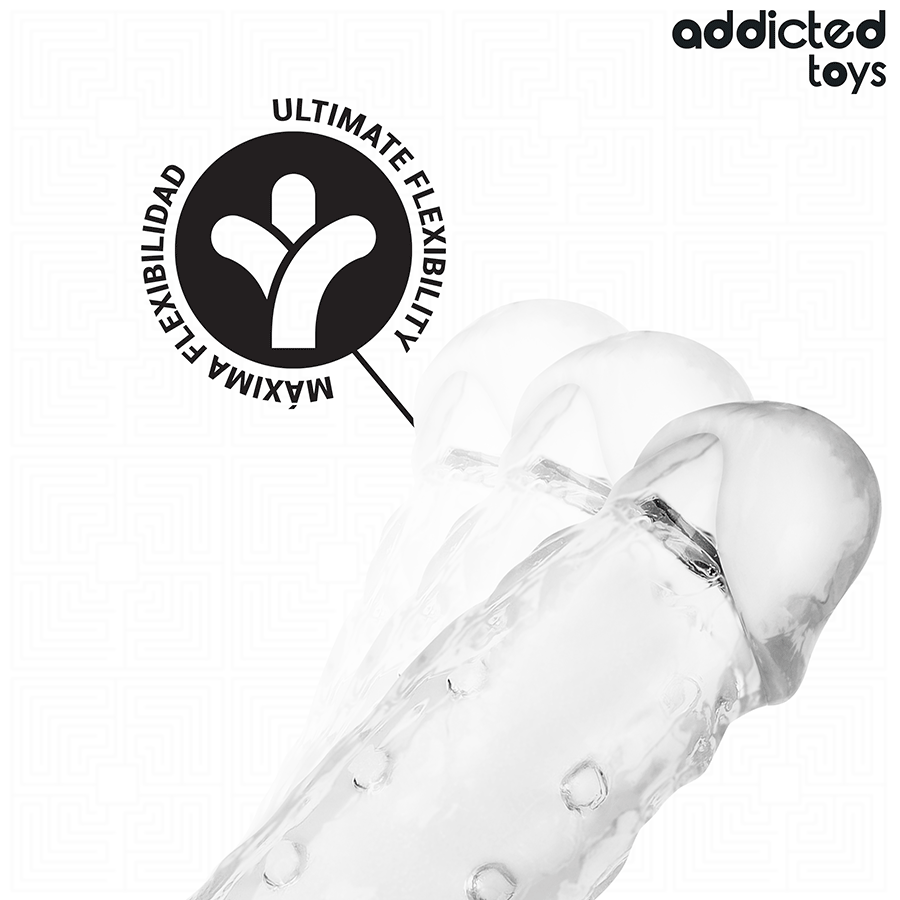 Addicted Toys - Vaina de Pene Transparente Talla M 27 cm